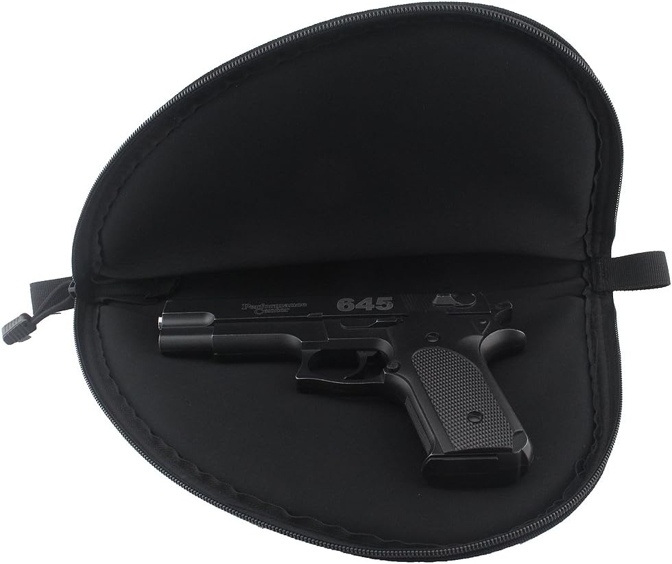 Tactical Soft Padded Rug Pistol Case Zippered Carry Gun Bag Handgun Storage Bag - Image 2
