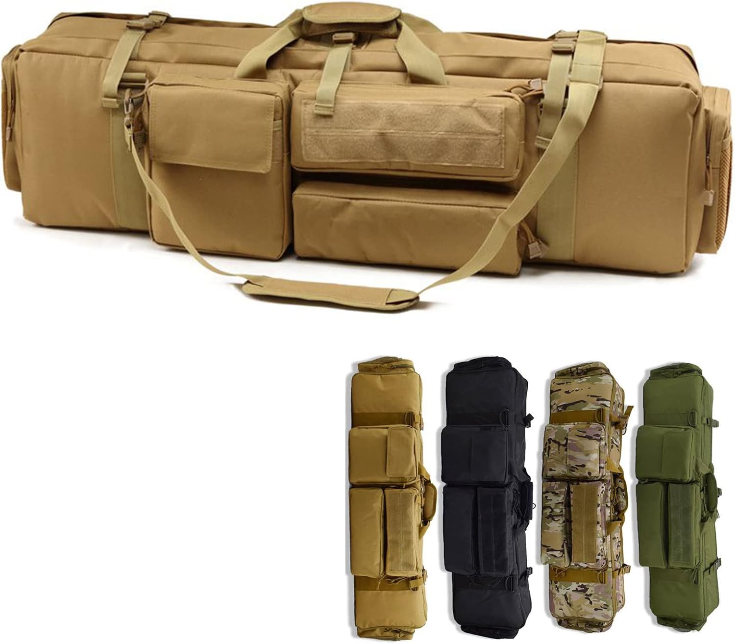 Tactical M249 Gun Bag Outdoor Carrying Shoulder Bag Hunting Shooting Airsoft Rifle Gun Carry Bag About 100cm