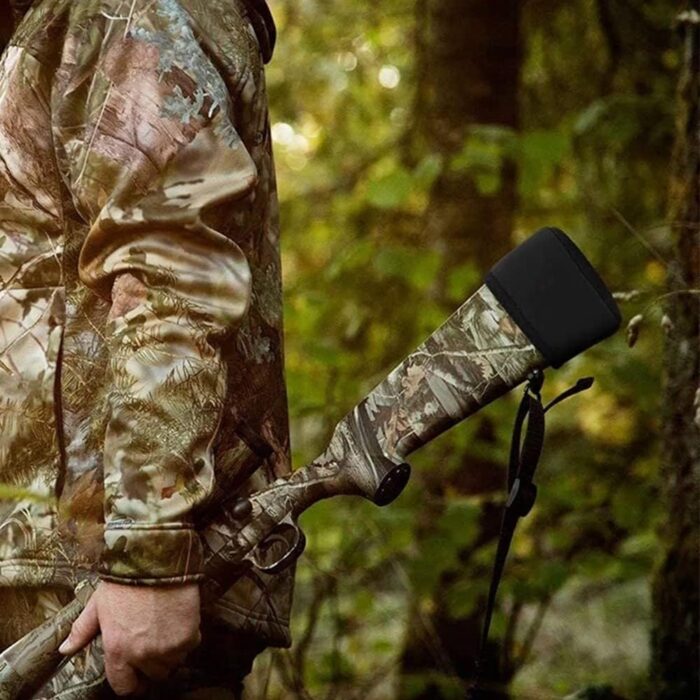 Soft Neoprene Recoil Pad Rifle Shotgun Buttstock Sleeve Cover Slip - 图片 2