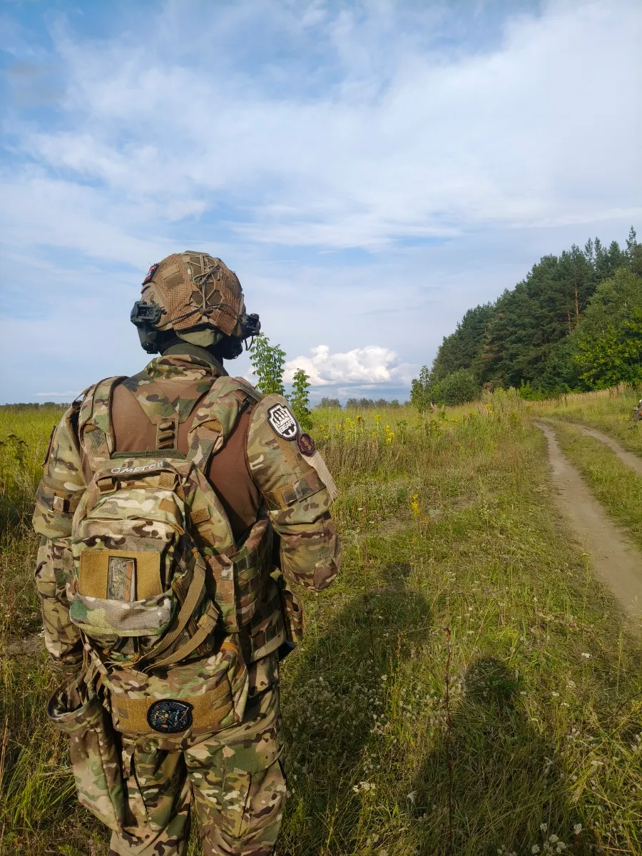Tactical assault backpack Minimap Molles on the back panel of the bulletproof vest / Tactical military pouch Molle water bag pouch - Image 2