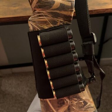 Buttstock Shell Holder Buttstock Shell Holder Kodra Black Shotgun Open Style