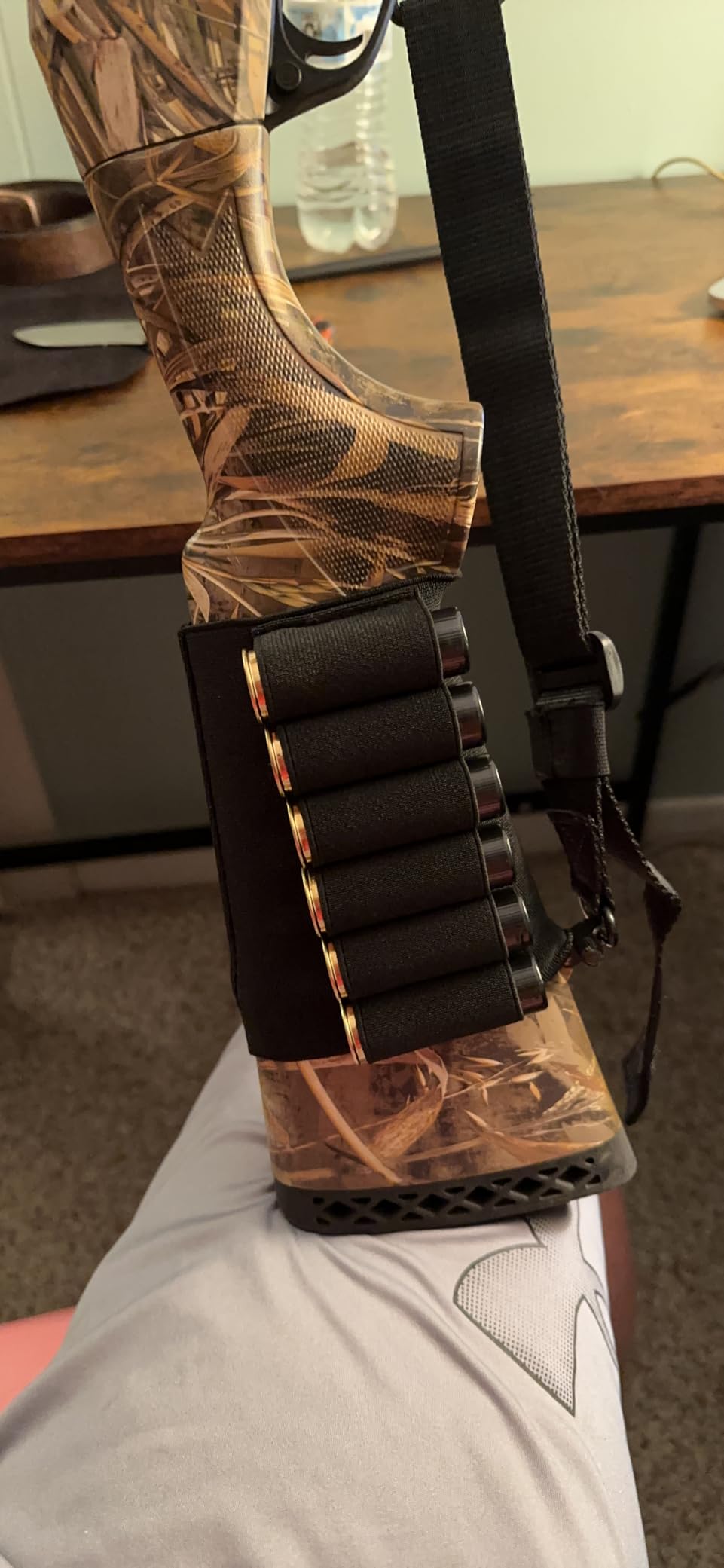 Buttstock Shell Holder Buttstock Shell Holder Kodra Black Shotgun Open Style