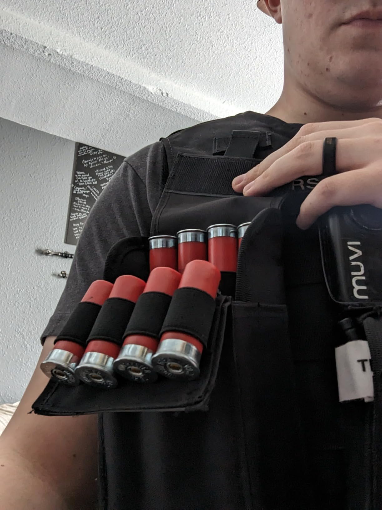 Shotgun Shell Holder 25 Round. Shotgun Shell Pouch Quick Access Tactical Molle Waist Pouch for 12/15/16/20GA Gauge - Image 4