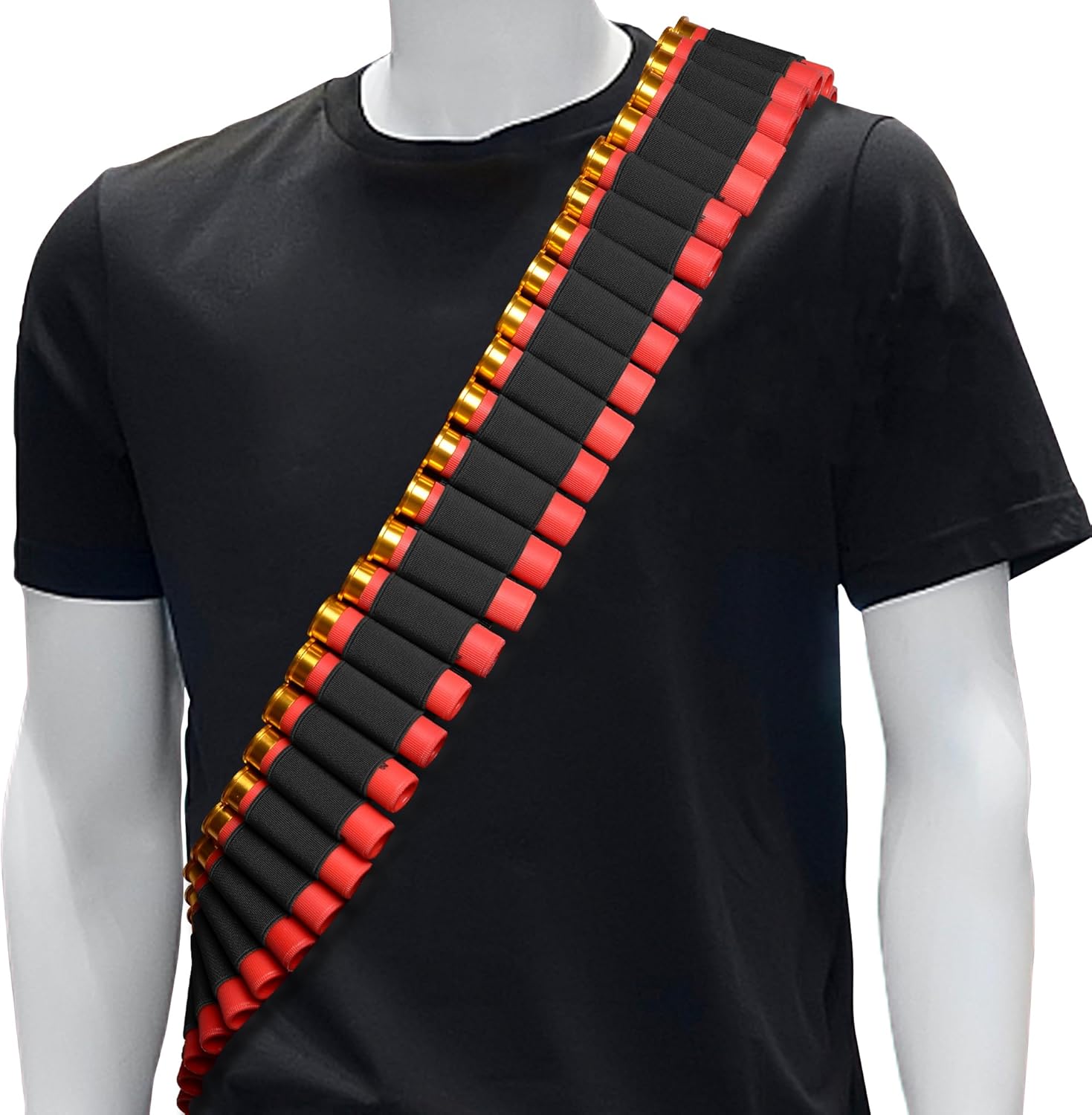 Tactical Shotgun Sling 50 Rounds Shell Ammo Holder Bandolier for 12/15/16/20 Ga - Image 2