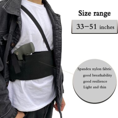 Deep Concealment Shoulder Holster Elastic Tactical Underarm Gun Holster for Men Women