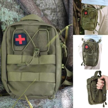 EMT First Aid Kit Compact Tactical MOLLE Medical Kit 1000D for travel at the workplace outdoors at home