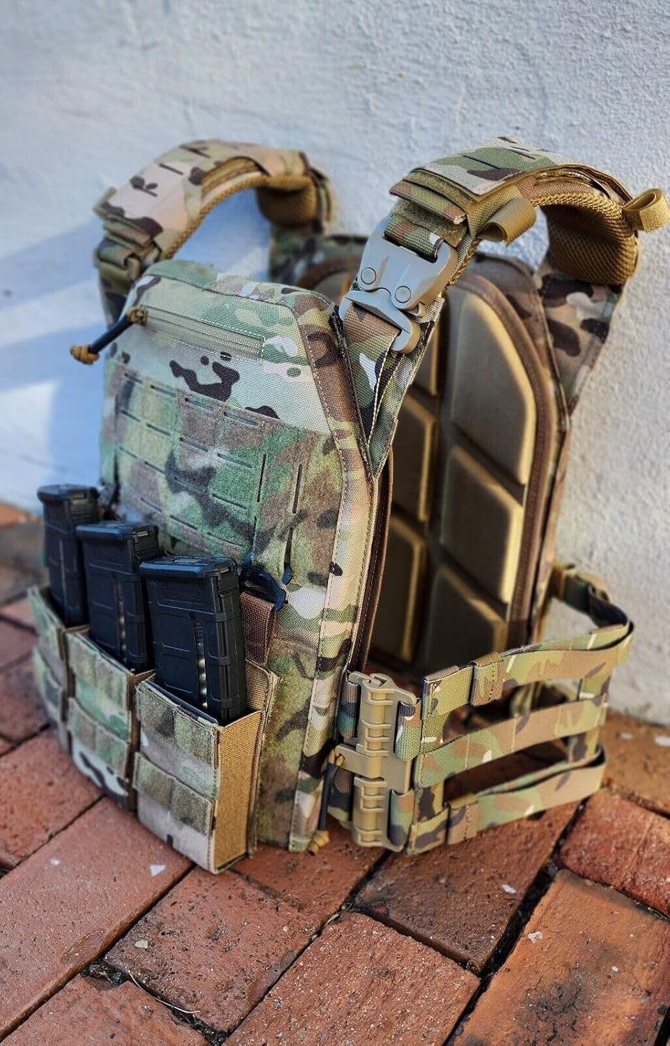 2Pcs Tactical Vest EVA Foam Padding Breathable Insert Cushion Vest Inner Liner Pad