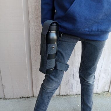 Leg Hanging Water Bottle Holster,MK9 Pepper Spray Holder, Adjustable Thigh Bag,Spray Bottle Holder,Mk9 Holster for Left/Right Leg