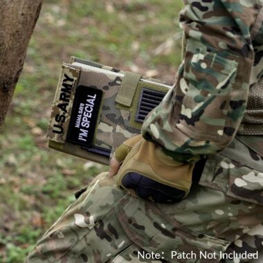 Tactical Military Log Book Cover, 5.5”X 8” Army Tactical Notebook, Book Protective Holder(Only Cover)