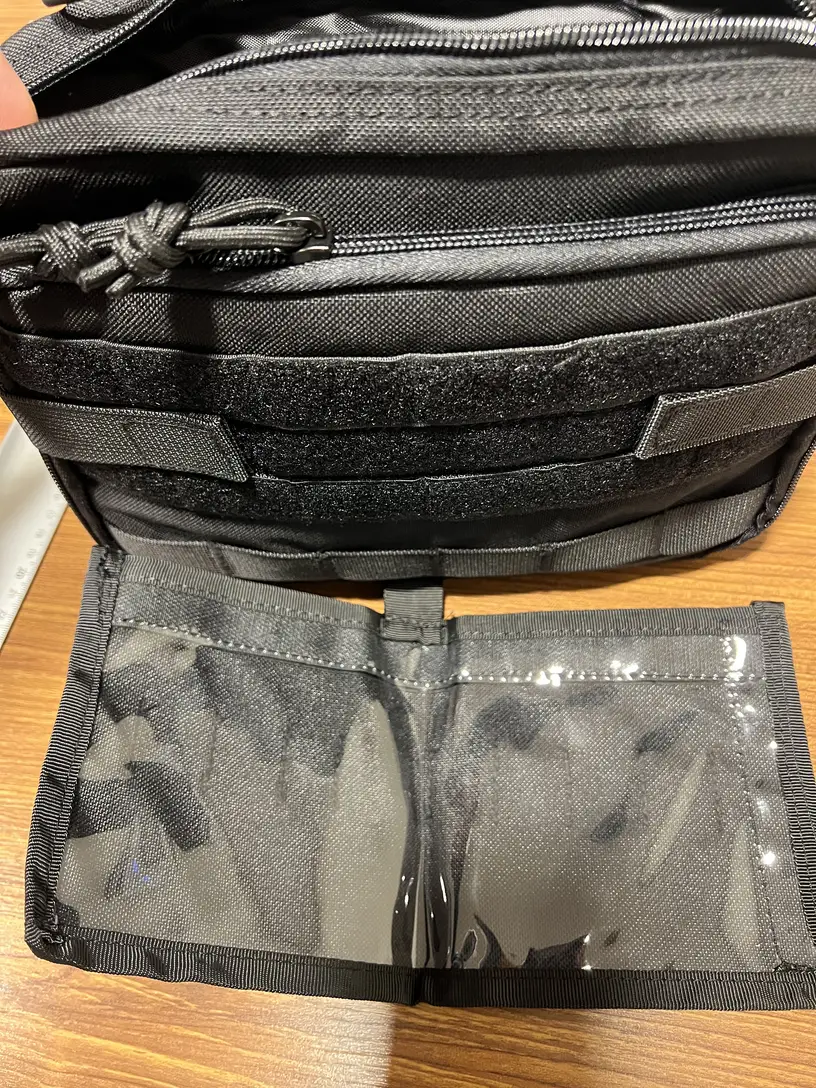 Men'S Tactical Waist Pack, Casual Style Nylon Multi-Pocket Utility Pouch with Elastic Loops, Hand Washable - Large Capacity Outdoor Travel and Gym Bag - Image 2