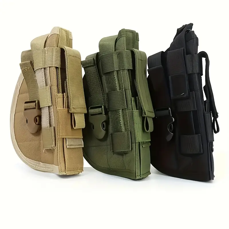 Tactical Molle Right Hand Pistol Holster Fits Gun with Laser or product detail 2