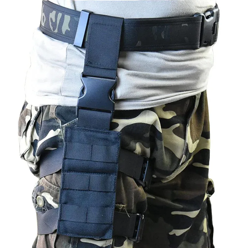 Molle Tactical Panel Drop Leg, Universal Gun Holster Plate, Magazine Bag, Thigh Gear, Quick Release Bag - Image 2