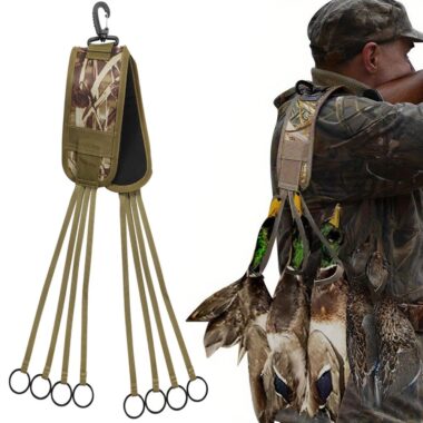 Heavy-Duty Duck Hunting Shoulder Strap with Adjustable Black Straps & Metal Buckles - Breathable Oxford Fabric for Secure Fit, Comfortable Carry for Outdoor Gear, Hunting Accessories, Secure Buckle Closure