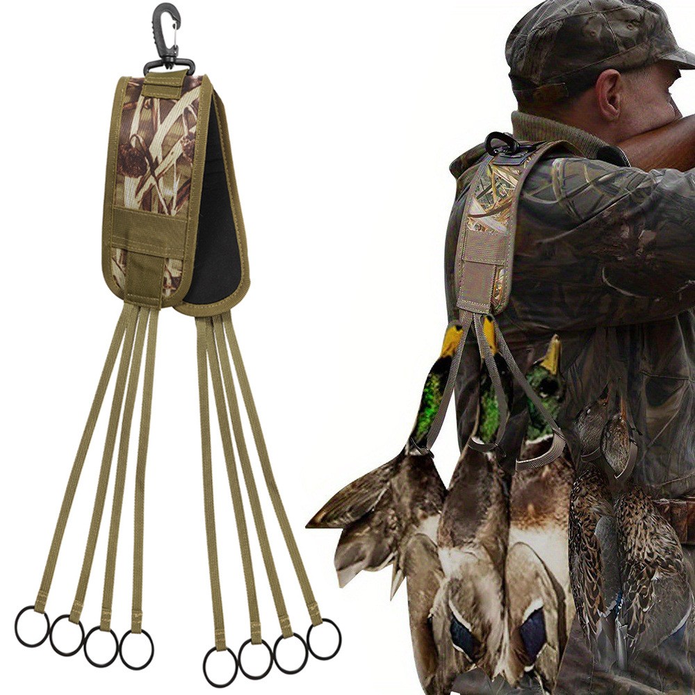 Heavy-Duty Duck Hunting Shoulder Strap with Adjustable Black Straps & Metal Buckles - Breathable Oxford Fabric for Secure Fit, Comfortable Carry for Outdoor Gear, Hunting Accessories, Secure Buckle Closure