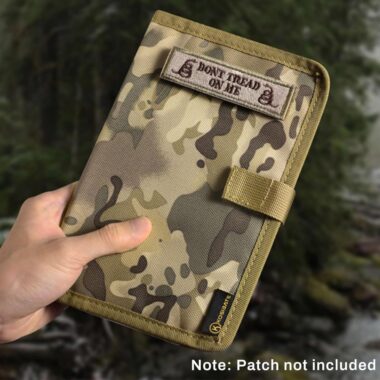 Military Log Book Cover - 5”X 8” Army Tactical Notebook,OCP Green Book Cover,(CP)