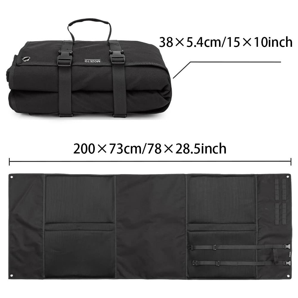 Shooting Mats Prone Padded, Extra Large Portable Roll Up Shooting Mat for Range Shooting and Hunting (200 x 74 cm) - Image 2