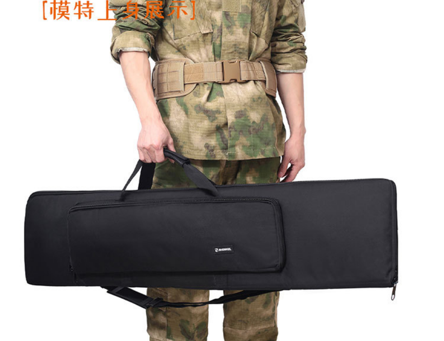 Tactical Waterproof Padded Carry Air Rifle Airsoft Double Gun Bag Case Hunting