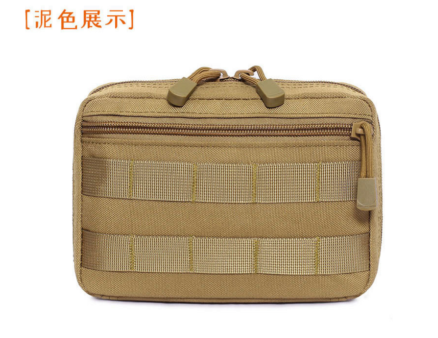 Tactical Molle Waist Bag Multifunctional EDC Tool Kit First Aid Bag Practical Management Pouch