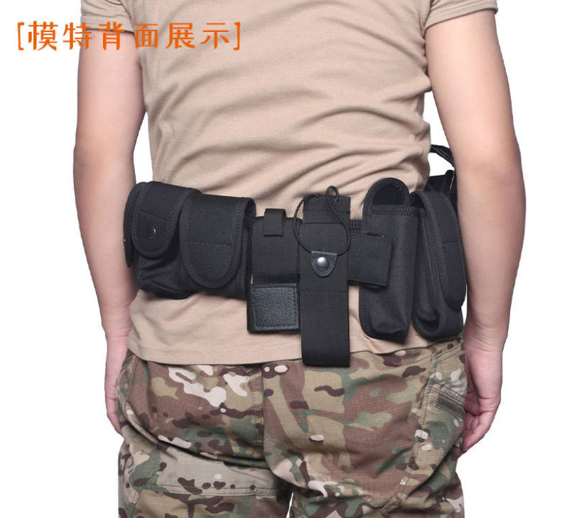 Duty Belt Modular Equipment with Components Pouches Bags Holster Gear for Law Enforcement Guard - Image 2