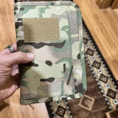 A6 Tactical Notebook - Weatherproof Oxford Cloth, Zippered Padfolio with Ring Binder & Loose-Leaf Paper