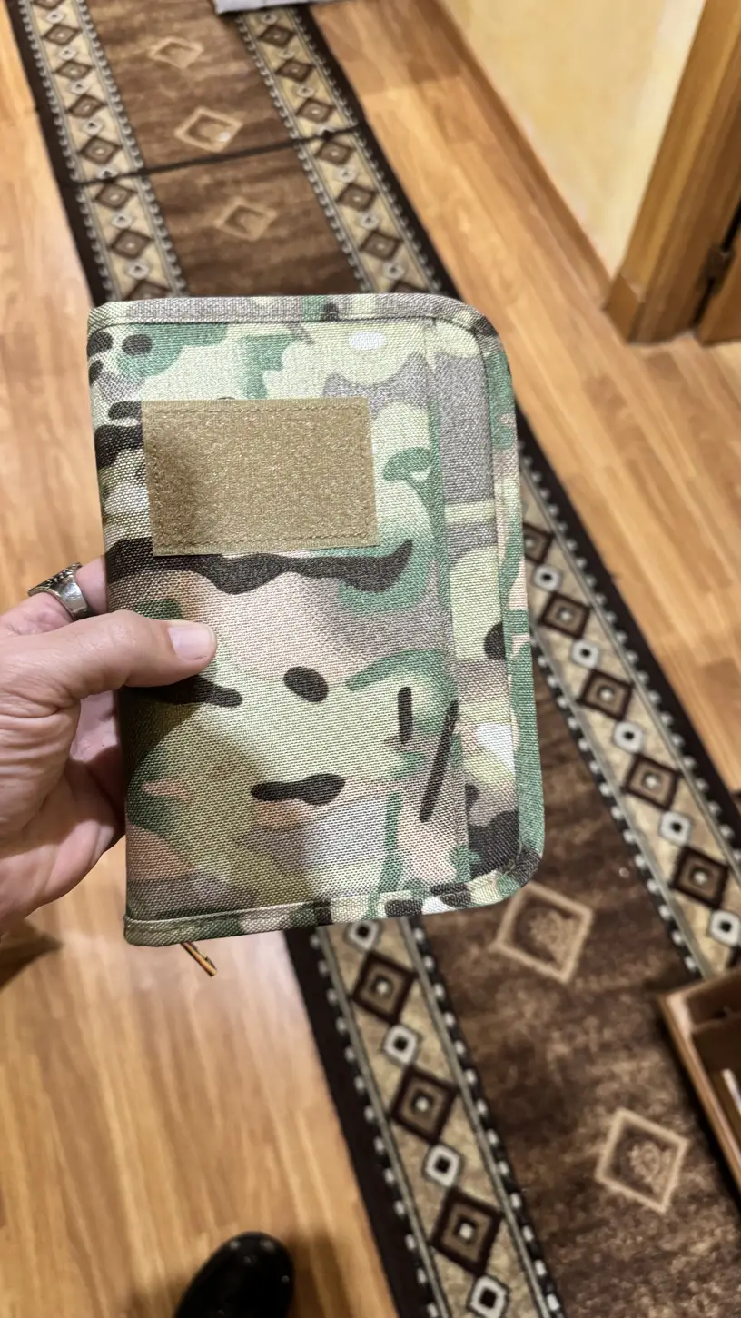 A6 Tactical Notebook - Weatherproof Oxford Cloth, Zippered Padfolio with Ring Binder & Loose-Leaf Paper