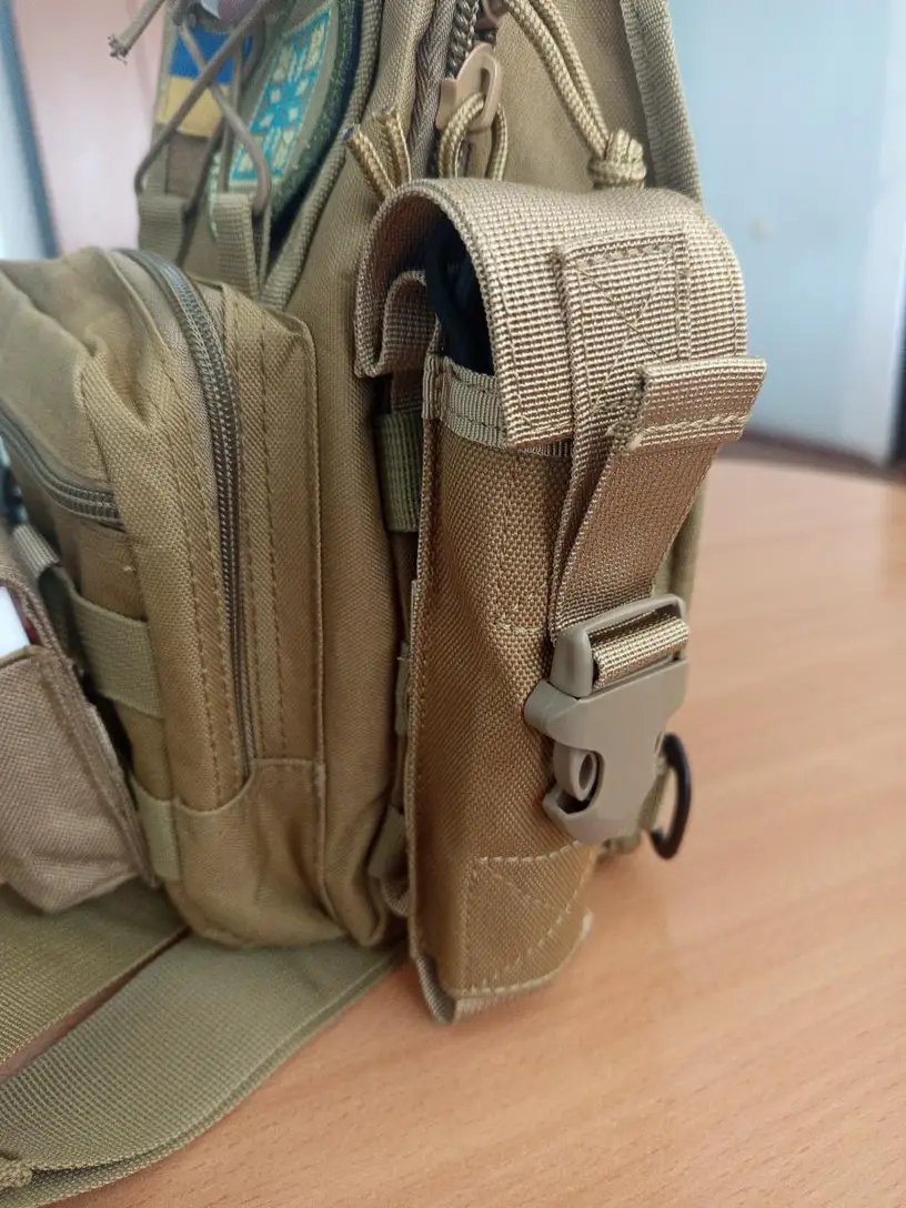 Tactical Molle Flashlight Bag, Tool Belt Bag, Outdoor Sports, Camping, Hiking, Hunting Lighting Kit - Image 2