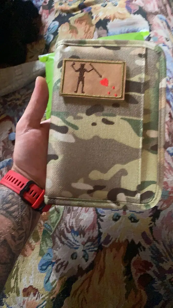 A6 Tactical Notebook - Weatherproof Oxford Cloth, Zippered Padfolio with Ring Binder & Loose-Leaf Paper - Image 2