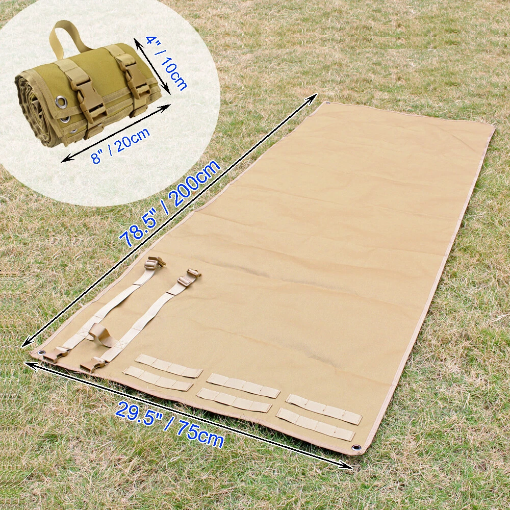 Waterproof Folding Mat for Outdoor Activities, Camping, Hunting, Field Training, 2 x 0 75 m, Premium Quality Nylon - Image 2