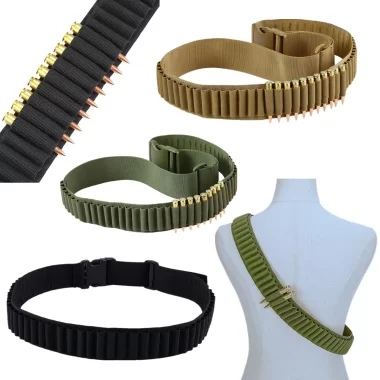 50 Round Rifle Bandolier Fit for 556/762mm .30 to .416 308 cal. 30-30 Win