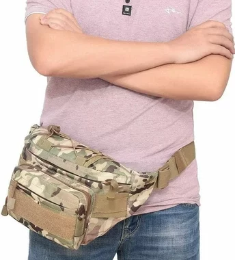 Tactical Fanny Pack,Military Waist Bag Pack Utility Hip Belt Bumb