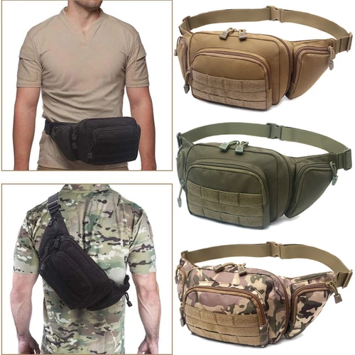 Concealed Carry Fanny Pistol Pouch Tactical Pack Holster Waist Gun Bag for Men