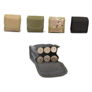 Molle tactical bag for ammunition, bag for 12GA 12 caliber cartridges, bag for magazines, shotgun