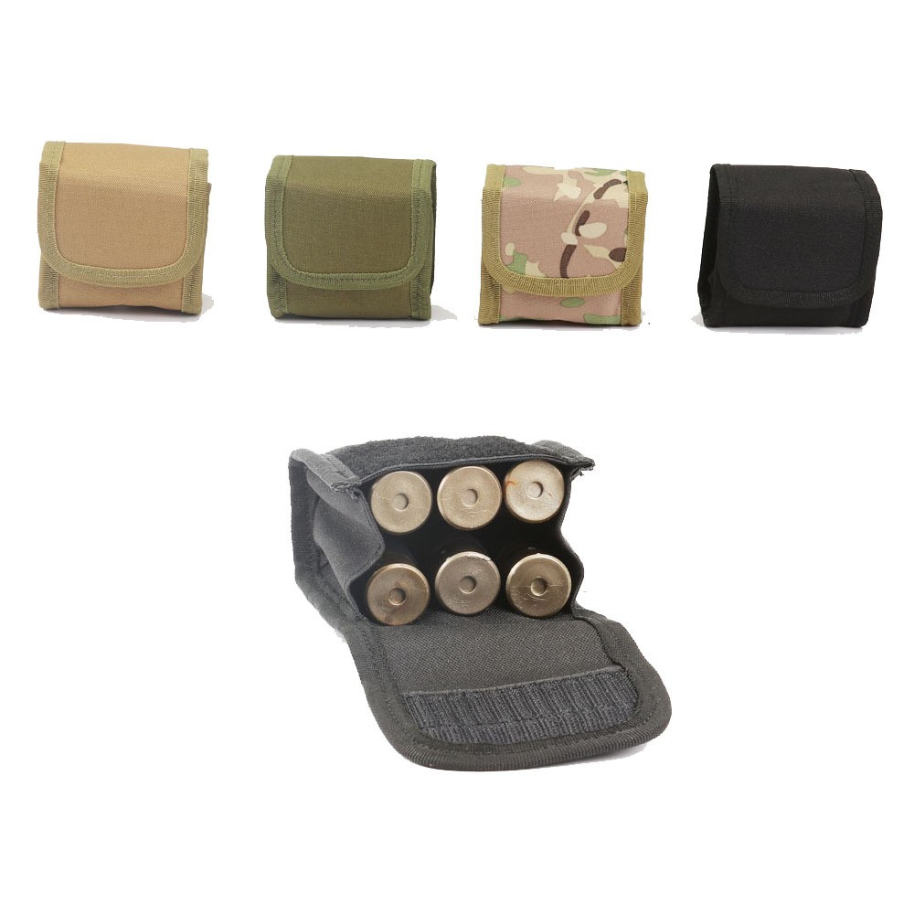 Molle tactical bag for ammunition, bag for 12GA 12 caliber cartridges, bag for magazines, shotgun