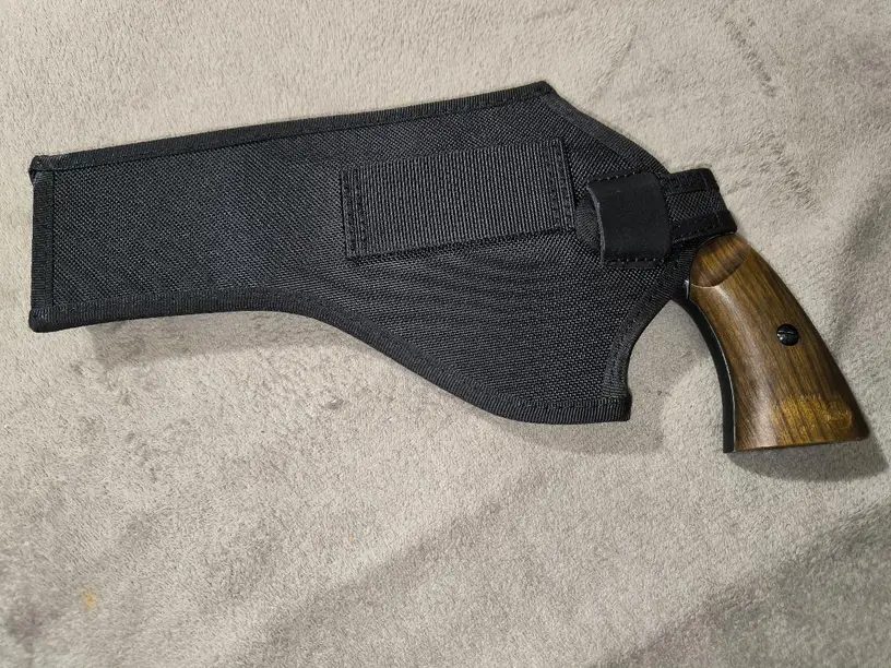 1pc Oxford Cloth/PU Material Revolver Case Waist Leg Interchangeable Gun Case Short Tactical Quick Draw Case - Image 3