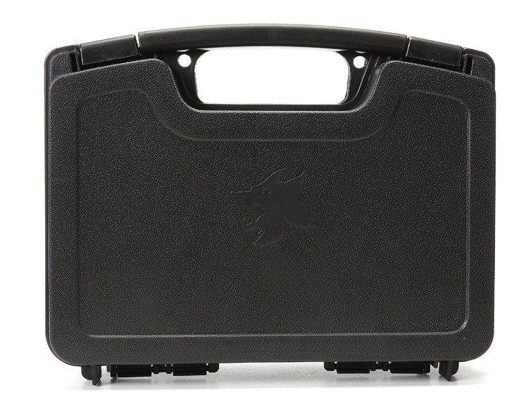 Individual hard case for pistol, 10.2 x 8 x 3.2 inches, durable hand case with foam inserts for pistols