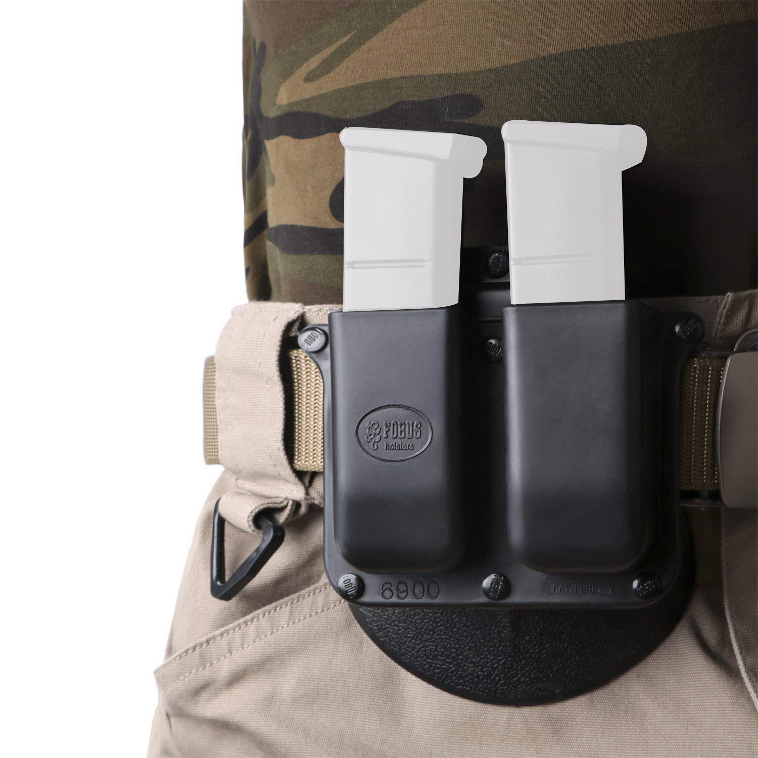 Fobus Paddle Holster Glock 17/19/22/23/31/32/34/35 Dual Magazine Pouch