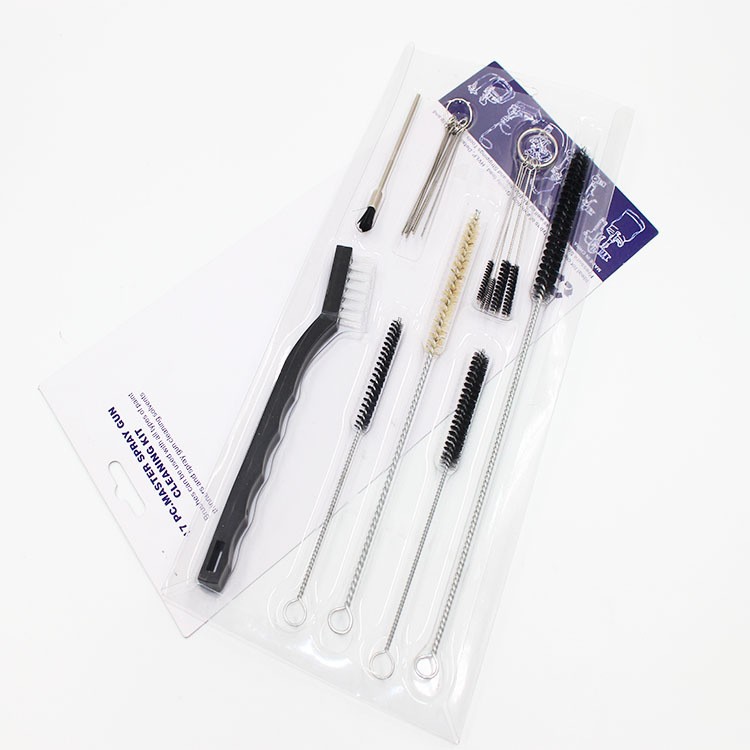 21pcs Cleaning Brush Set for Airbrush Paint Spray Gun, Including Nozzle Tip Tools