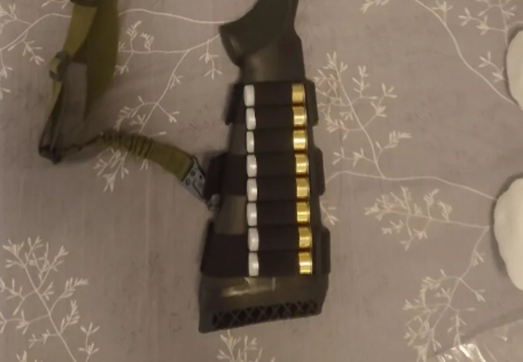 Tactical 8 Round Shotgun Buttstock Shell Holder Ammo Cartridge for 12/20 Gauge - Image 3