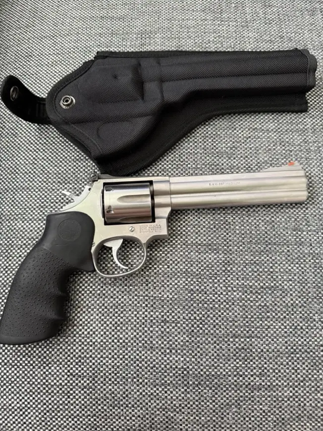 1pc Oxford Cloth/PU Material Revolver Case Waist Leg Interchangeable Gun Case Short Tactical Quick Draw Case - Image 2