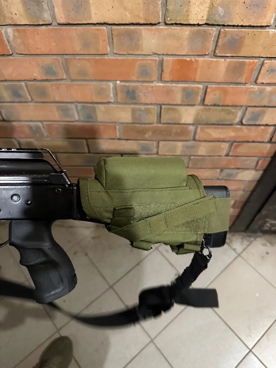 Rifle Riser Rifle Stock Cover Cartridge Holder Bullet Bag Cheek Rest Pouch Shotgun Shell Holder
