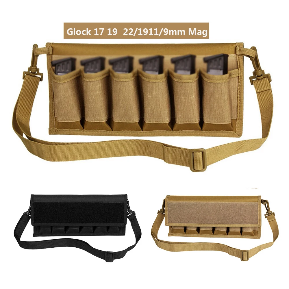 Pistol Magazine Pouches Bag with Strap Tactical Handgun Magazine Pouch Bag - Image 2