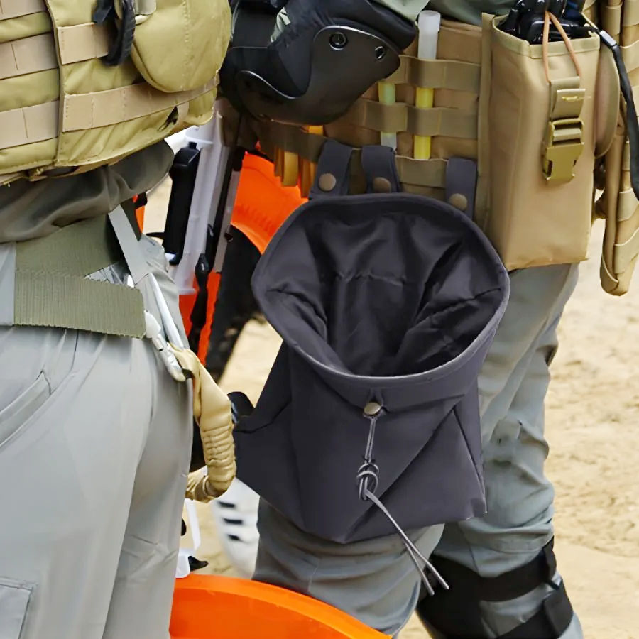 Dump Pouch Molle Airsoft Military Pouch Molle System Utility Pouch Large Tactical Magazine Collection Fishing Storage Gear - Image 2