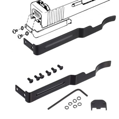 Hidden Pistol Belt Clip for Glock Zipper Holster 17 19 22 23 24 25 26 27 28