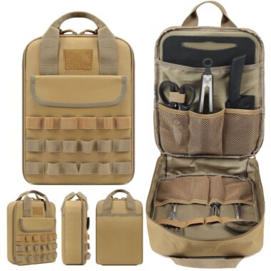 urable Oxford fabric camping storage bag, waterproof organizer with multiple compartments for outdoor cookware, picnic, travel