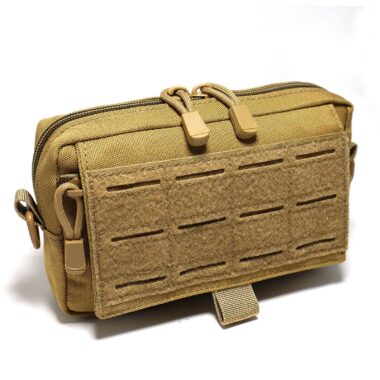 Molle Admin Tactical Bag, EDC Tool Bag with Laser Cut, Horizontal Modular Bags