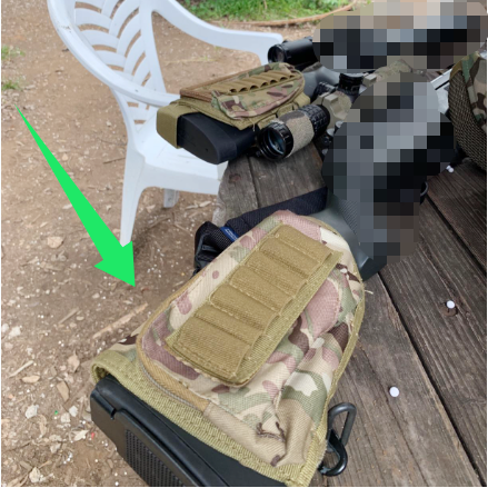 Tactical Rifle Shotgun Cheek Rest Buttstock Shell Holder Ammo pouch Carrier - Image 3