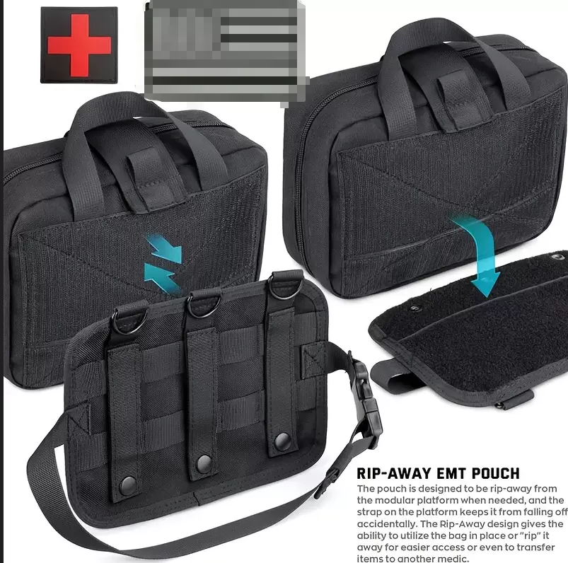 MOLLE First Aid Pouch with Hook-and-Loop Closure product detail 4