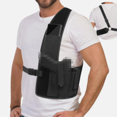 Universal Shoulder Gun Holster Concealed Carry Adjustable Chest Pistols Holster