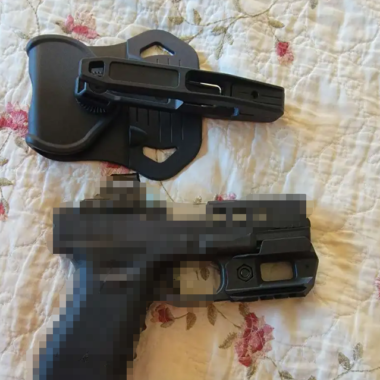 Tactical Airsoft Quick Draw Holster For Glock 9mm/SW40/357 Pistol Holster With Rail Holster Fits All Double Stacks