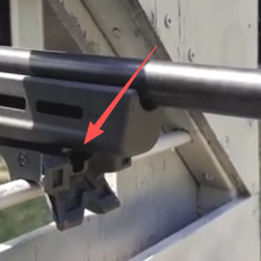 High Speed Shooting Stabilizer for AR15/AR9 & Railed Firearms (Black)